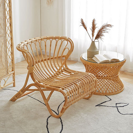 RATTAN FURNITURE Elowen Elegant Indonesian Vine Balcony Sofa Chair from RATTAN FURNITURE