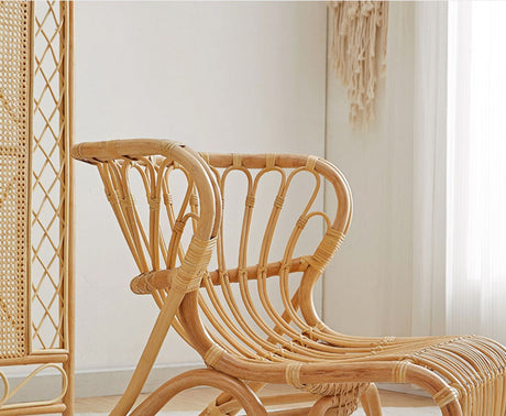 RATTAN FURNITURE Elowen Elegant Indonesian Vine Balcony Sofa Chair from RATTAN FURNITURE
