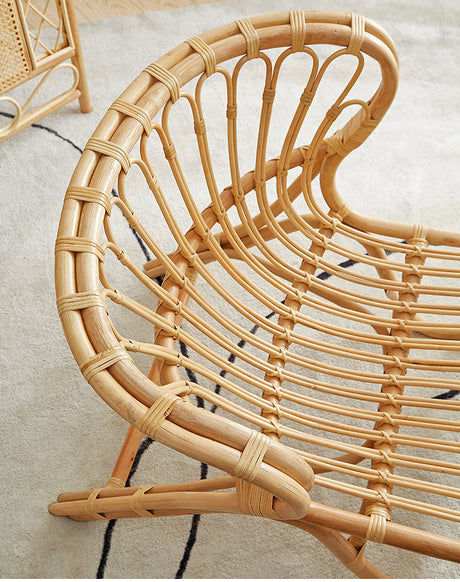 RATTAN FURNITURE Elowen Elegant Indonesian Vine Balcony Sofa Chair from RATTAN FURNITURE