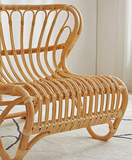 RATTAN FURNITURE Elowen Elegant Indonesian Vine Balcony Sofa Chair from RATTAN FURNITURE