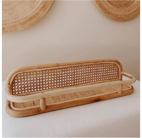 RATTAN FURNITURE Emilia Vintage Handmade Shelf Decor from RATTAN FURNITURE