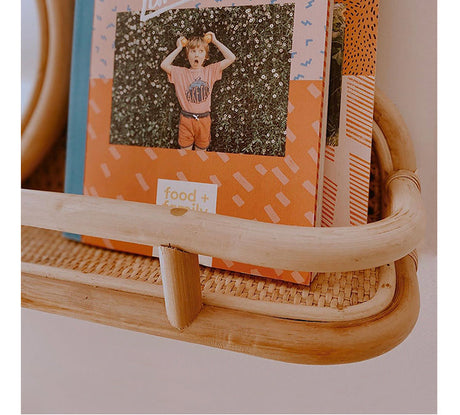 RATTAN FURNITURE Emilia Vintage Handmade Shelf Decor from RATTAN FURNITURE