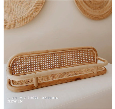 RATTAN FURNITURE Emilia Vintage Handmade Shelf Decor from RATTAN FURNITURE