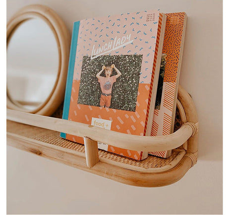RATTAN FURNITURE Emilia Vintage Handmade Shelf Decor from RATTAN FURNITURE