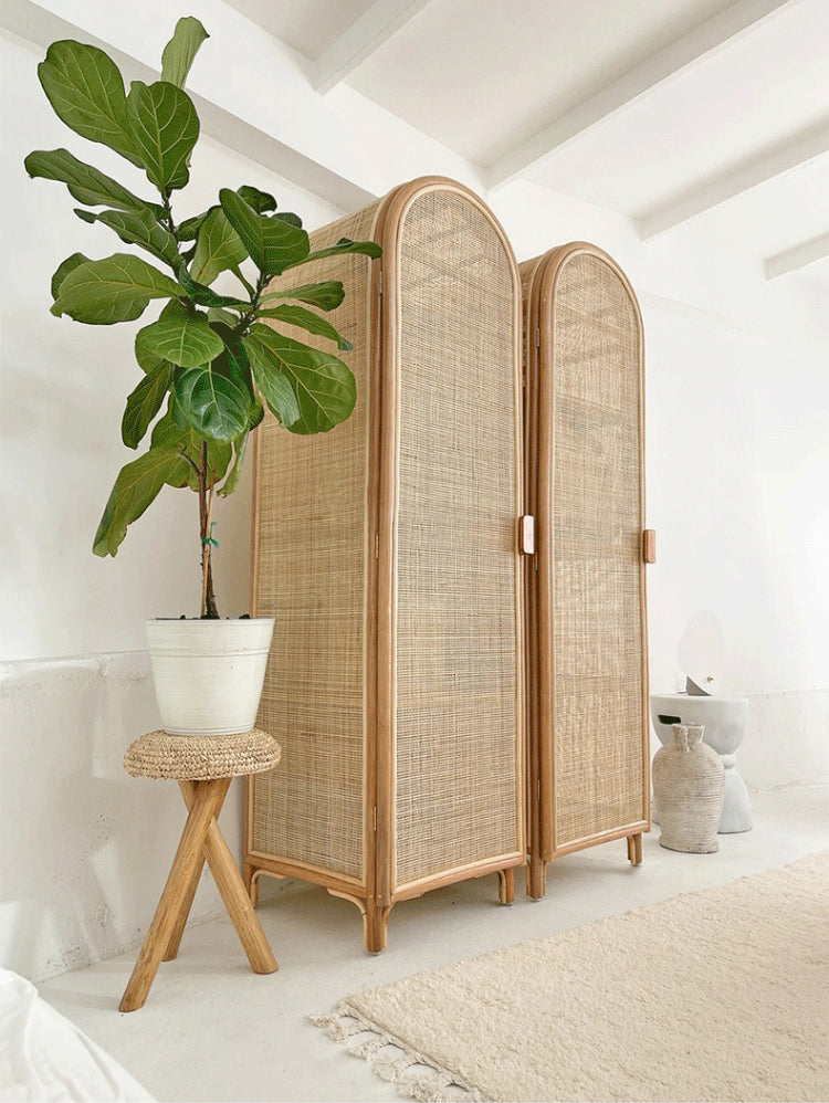 RATTAN FURNITURE Haruki Modern Elegant Rattan Wardrobe from RATTAN FURNITURE