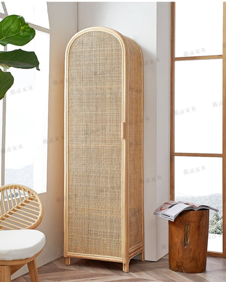 RATTAN FURNITURE Haruki Modern Elegant Rattan Wardrobe from RATTAN FURNITURE