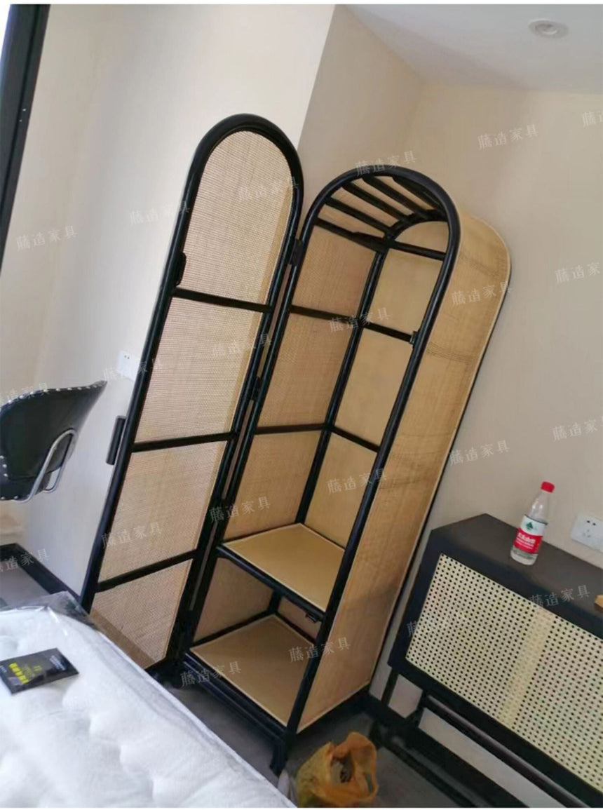 RATTAN FURNITURE Haruki Modern Elegant Rattan Wardrobe from RATTAN FURNITURE