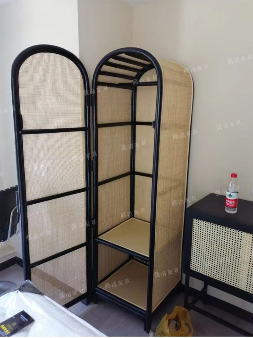 RATTAN FURNITURE Haruki Modern Elegant Rattan Wardrobe from RATTAN FURNITURE