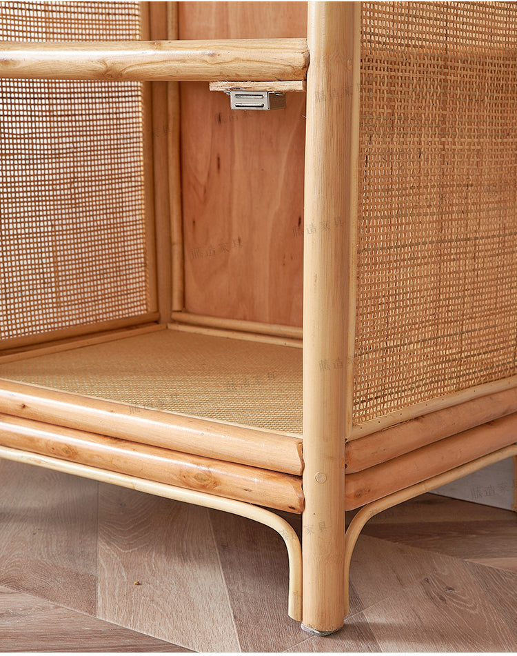 RATTAN FURNITURE Haruki Modern Elegant Rattan Wardrobe from RATTAN FURNITURE