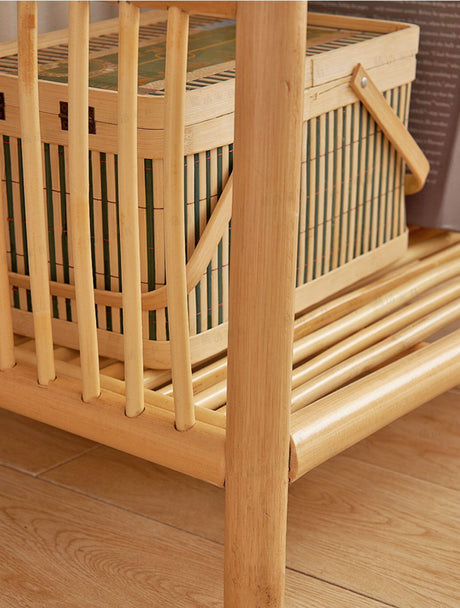 RATTAN FURNITURE Haruki Stylish Japanese Storage System Bookshelf from RATTAN FURNITURE