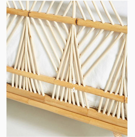RATTAN FURNITURE Hokkaido Elegant Double Bed Rattan Wood from RATTAN FURNITURE