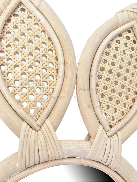 RATTAN FURNITURE Isla Bunny Whimsical Bear Mirror Decor from RATTAN FURNITURE