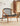 RATTAN FURNITURE Isolde Natural Wood Leisure Round Scandinavian Sofa from RATTAN FURNITURE