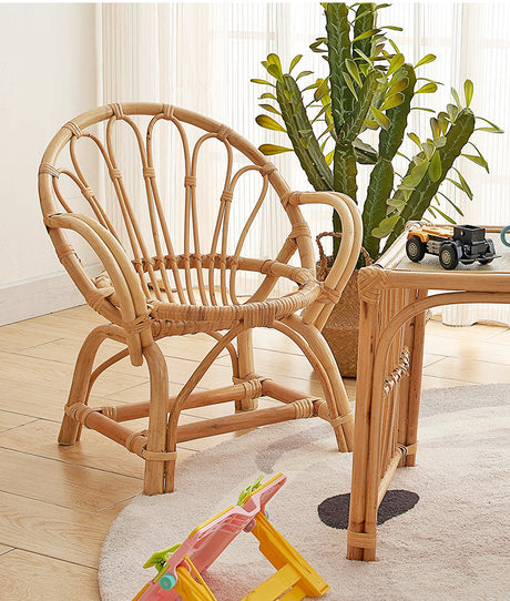 RATTAN FURNITURE Jisoo Elegant Handmade Photo Prop Bookshelf from RATTAN FURNITURE