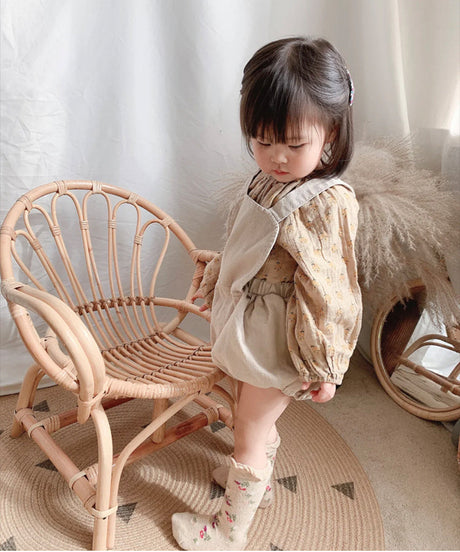 RATTAN FURNITURE Jisoo Elegant Handmade Photo Prop Bookshelf from RATTAN FURNITURE