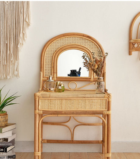 RATTAN FURNITURE Junko Elegant Modern Minimalist Dressing Table from RATTAN FURNITURE