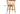 RATTAN FURNITURE Kenji Elegant Red Oak Dining Chair from RATTAN FURNITURE
