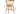 RATTAN FURNITURE Kenji Elegant Red Oak Dining Chair from RATTAN FURNITURE