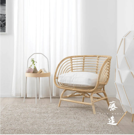 RATTAN FURNITURE Kiyoshi Sleek Minimalist Rattan Chair from RATTAN FURNITURE