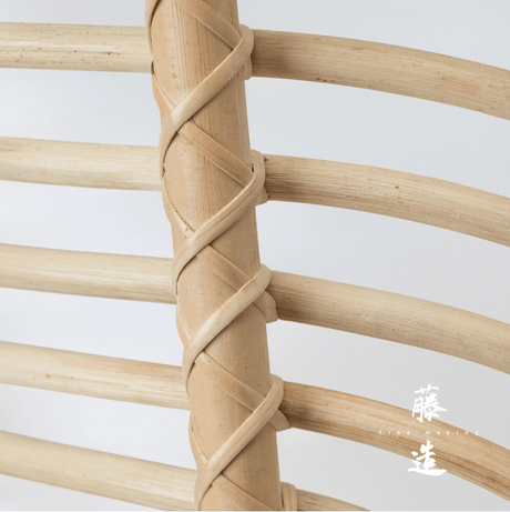 RATTAN FURNITURE Kiyoshi Sleek Minimalist Rattan Chair from RATTAN FURNITURE