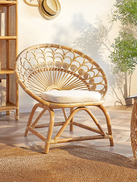 RATTAN FURNITURE LAVINIA Elegant Hand-Woven Balcony Chair from RATTAN FURNITURE