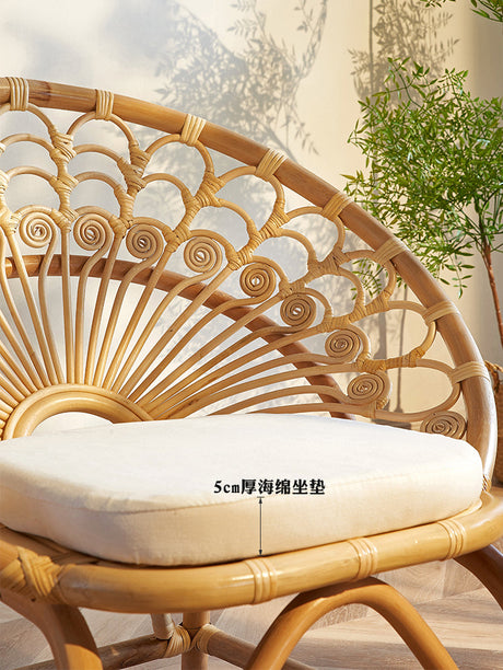 RATTAN FURNITURE LAVINIA Elegant Hand-Woven Balcony Chair from RATTAN FURNITURE