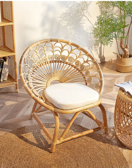 RATTAN FURNITURE LAVINIA Elegant Hand-Woven Balcony Chair from RATTAN FURNITURE