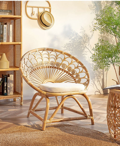RATTAN FURNITURE LAVINIA Elegant Hand-Woven Balcony Chair from RATTAN FURNITURE