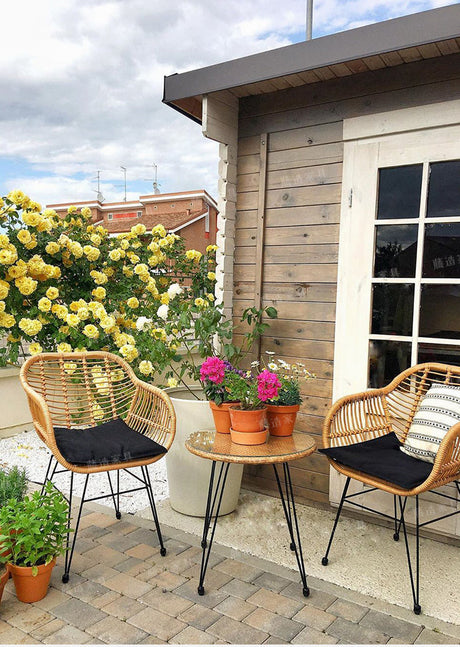 RATTAN FURNITURE Lucerne Casual Elegant Outdoor Chair Set from RATTAN FURNITURE