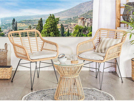 RATTAN FURNITURE Lucerne Casual Elegant Outdoor Chair Set from RATTAN FURNITURE