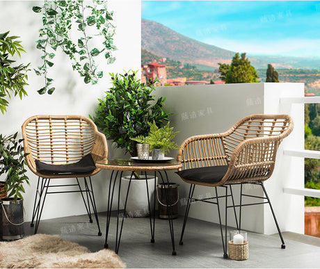 RATTAN FURNITURE Lucerne Casual Elegant Outdoor Chair Set from RATTAN FURNITURE