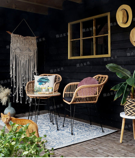 RATTAN FURNITURE Lucerne Casual Elegant Outdoor Chair Set from RATTAN FURNITURE