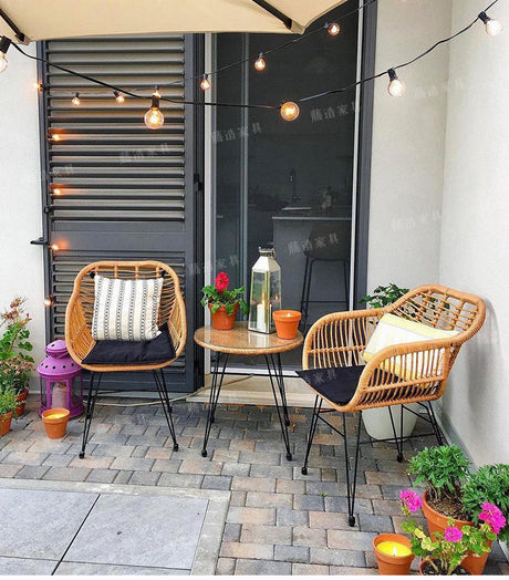 RATTAN FURNITURE Lucerne Casual Elegant Outdoor Chair Set from RATTAN FURNITURE