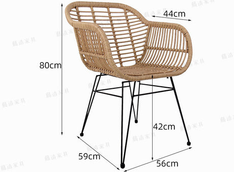RATTAN FURNITURE Lucerne Casual Elegant Outdoor Chair Set from RATTAN FURNITURE