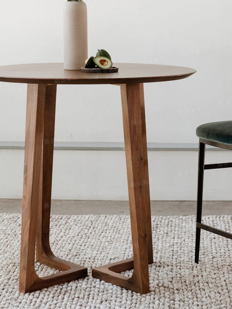 RATTAN FURNITURE Lumina Compact Elegant Round Dining Table from RATTAN FURNITURE