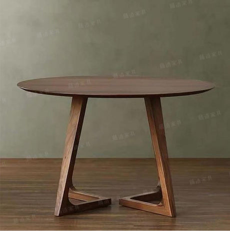 RATTAN FURNITURE Lumina Compact Elegant Round Dining Table from RATTAN FURNITURE