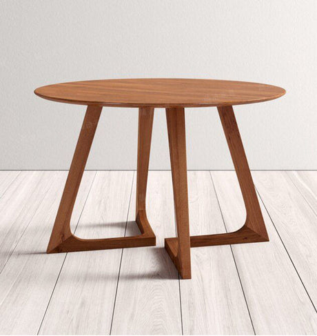 RATTAN FURNITURE Lumina Compact Elegant Round Dining Table from RATTAN FURNITURE