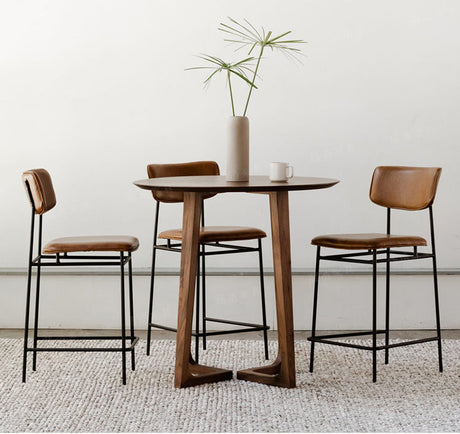 RATTAN FURNITURE Lumina Compact Elegant Round Dining Table from RATTAN FURNITURE