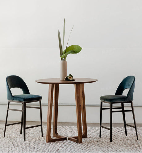 RATTAN FURNITURE Lumina Compact Elegant Round Dining Table from RATTAN FURNITURE
