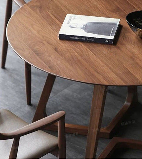 RATTAN FURNITURE Lumina Compact Elegant Round Dining Table from RATTAN FURNITURE