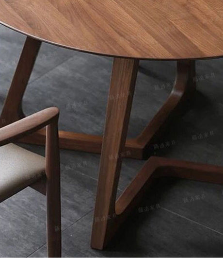 RATTAN FURNITURE Lumina Compact Elegant Round Dining Table from RATTAN FURNITURE