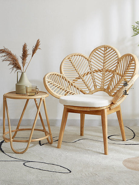 RATTAN FURNITURE Maiko Elegant Nordic Vine Chair from RATTAN FURNITURE