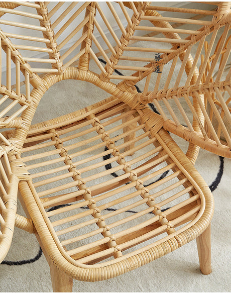 RATTAN FURNITURE Maiko Elegant Nordic Vine Chair from RATTAN FURNITURE