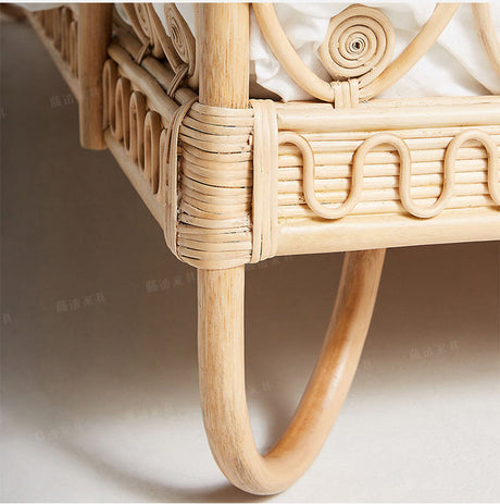 RATTAN FURNITURE Masato Serene Japanese Double Bed from RATTAN FURNITURE