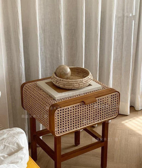 RATTAN FURNITURE Minato Handmade Rattan Bedside Cabinet from RATTAN FURNITURE