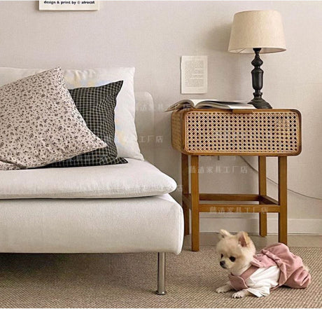 RATTAN FURNITURE Minato Handmade Rattan Bedside Cabinet from RATTAN FURNITURE
