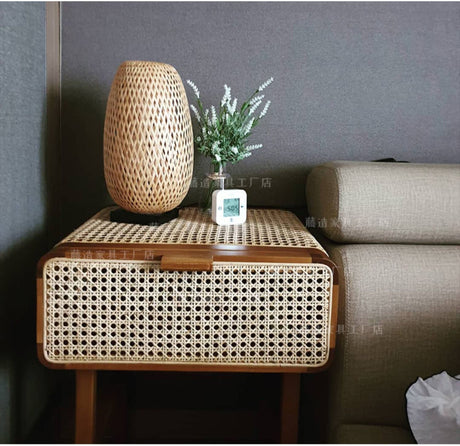 RATTAN FURNITURE Minato Handmade Rattan Bedside Cabinet from RATTAN FURNITURE