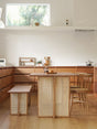 RATTAN FURNITURE Nakahara Elegant Solid Wood Dining Set from RATTAN FURNITURE