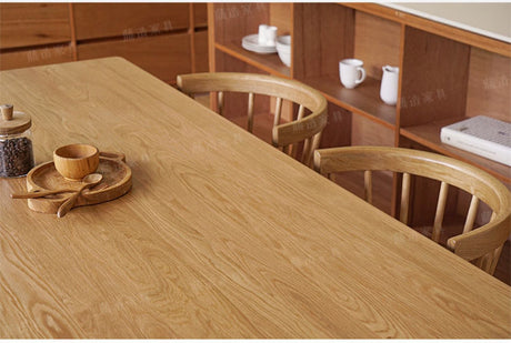 RATTAN FURNITURE Nakahara Elegant Solid Wood Dining Set from RATTAN FURNITURE