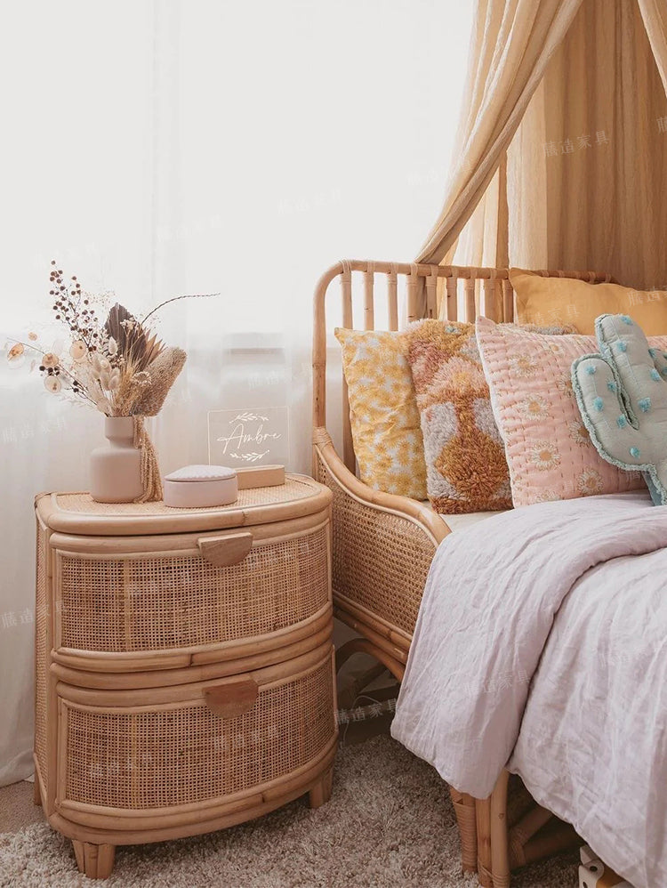 RATTAN FURNITURE Norrala Chic Scandinavian Floating Cabinet. from RATTAN FURNITURE